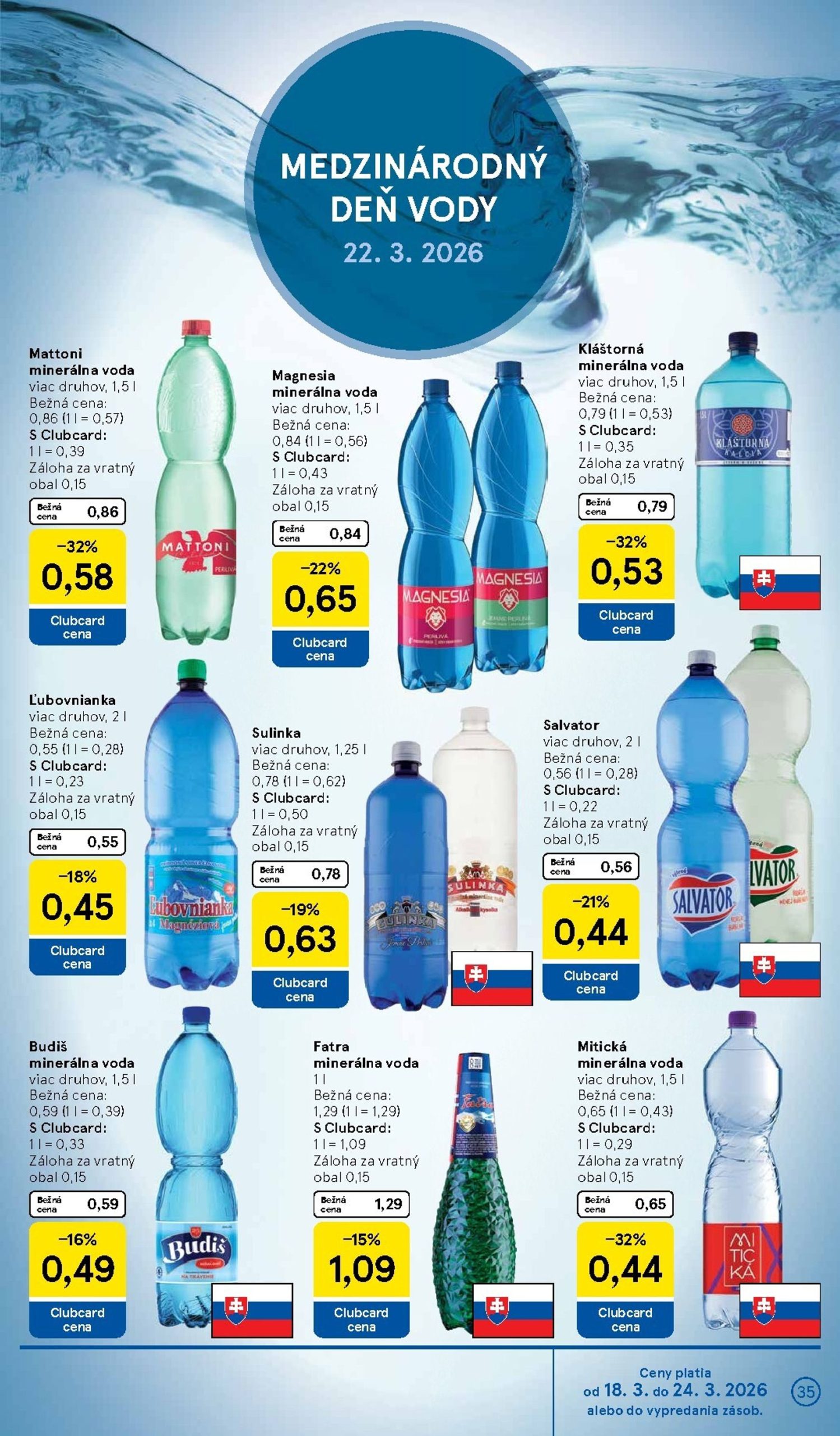 Page 35 of Aktuálny tesco leták platný od stredy 18.03 do 24.03
