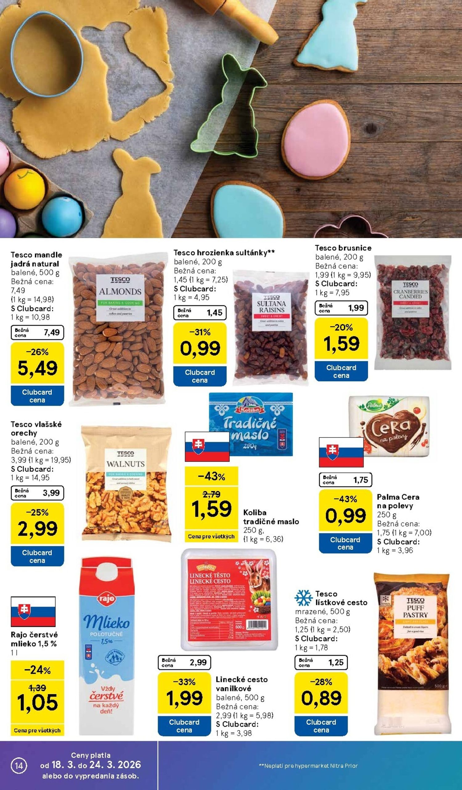 Page 14 of Aktuálny tesco leták platný od stredy 18.03 do 24.03