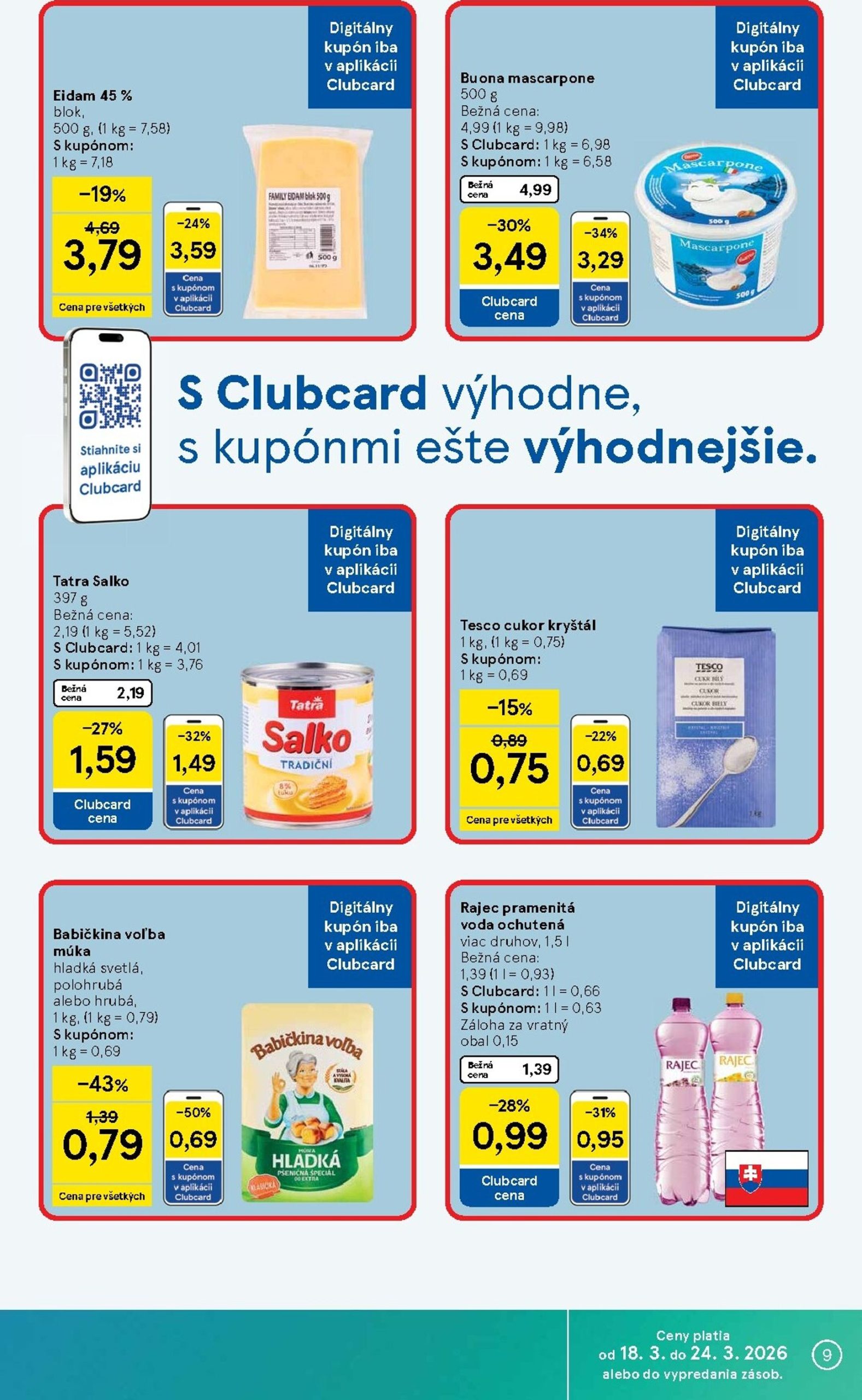 Page 9 of Aktuálny tesco leták platný od stredy 18.03 do 24.03