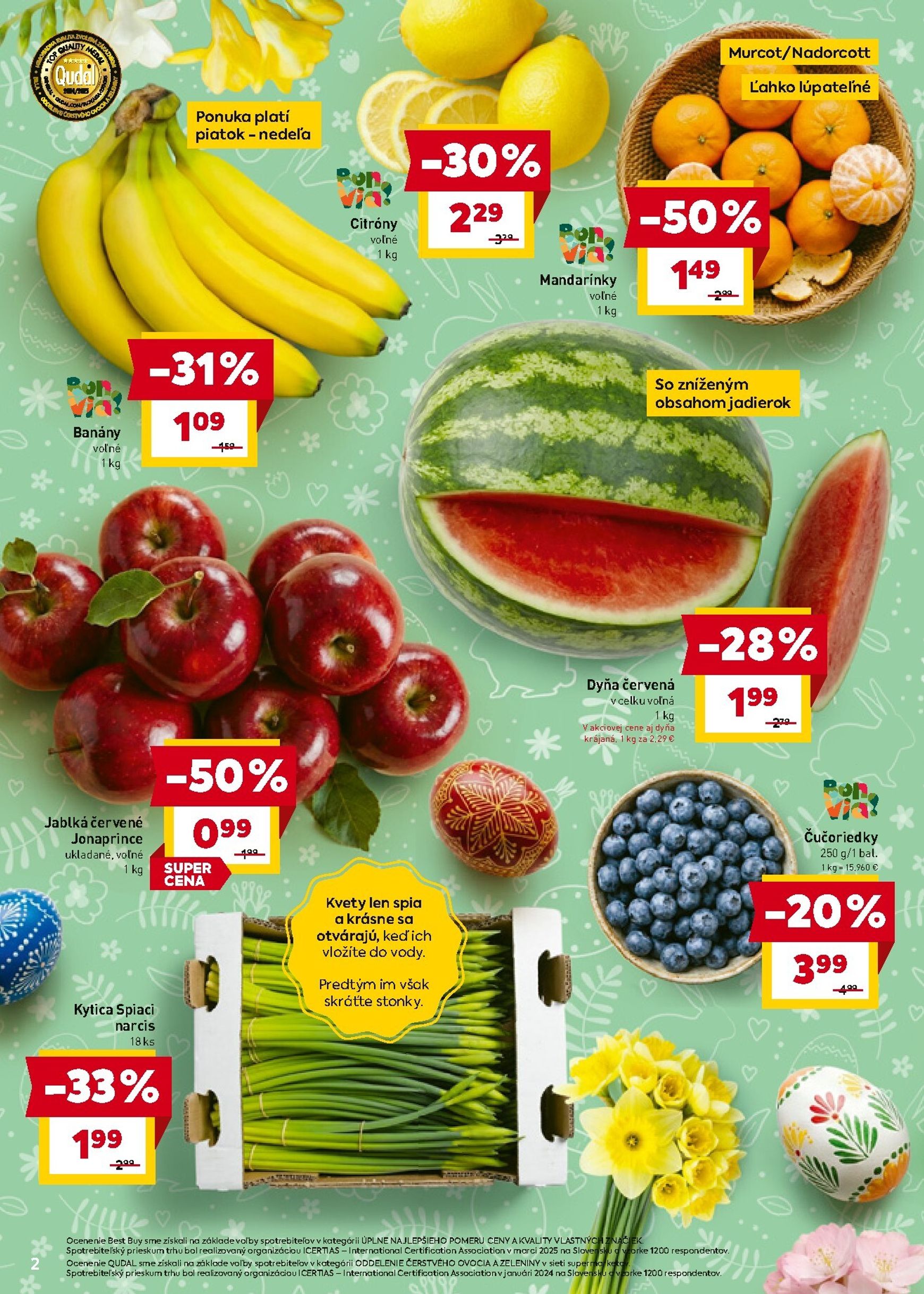 Page 2 of Aktuálny billa leták platný od stredy 18.03 do 24.03