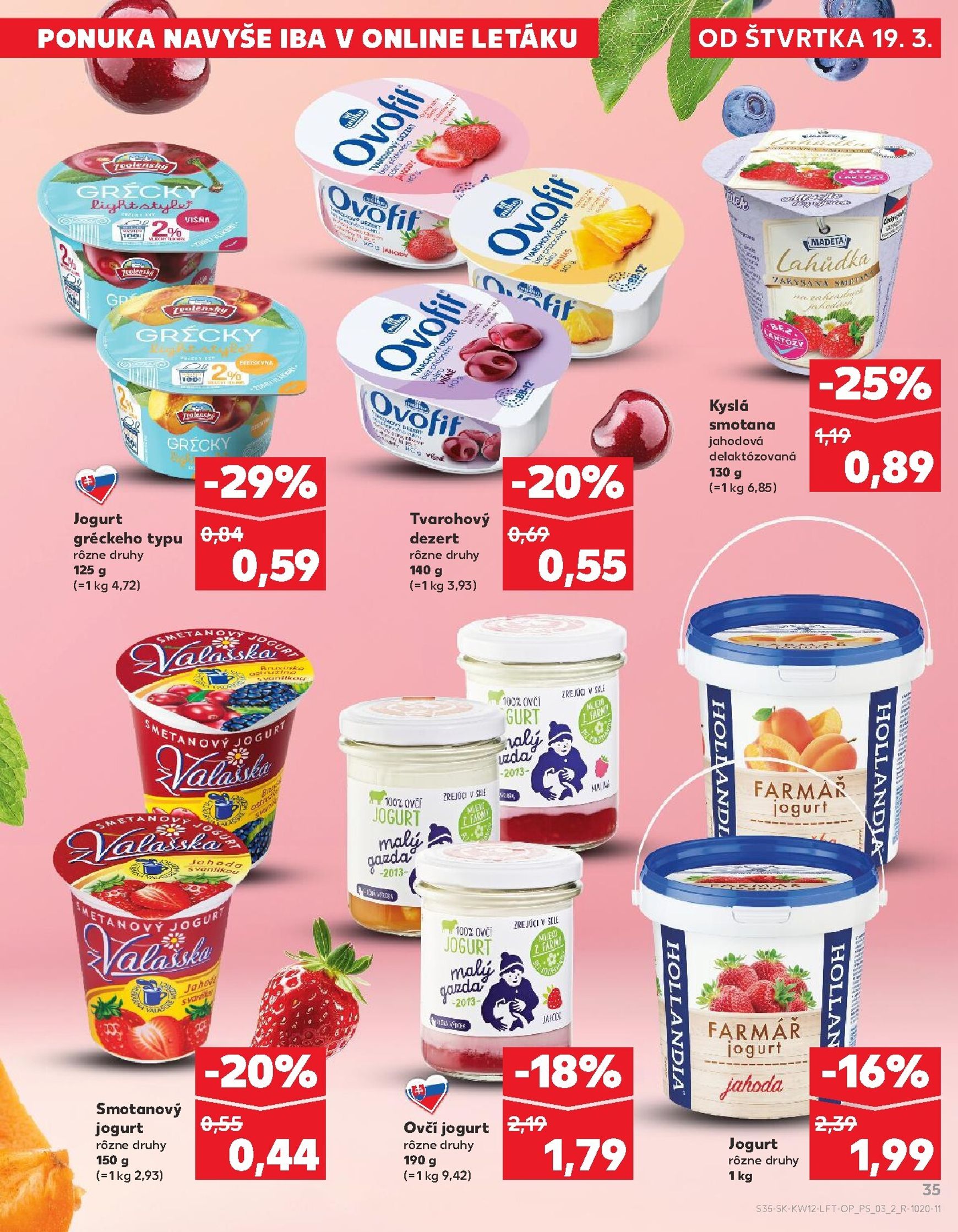 Page 35 of Aktuálny kaufland leták platný od štvrtka 19.03 do 25.03