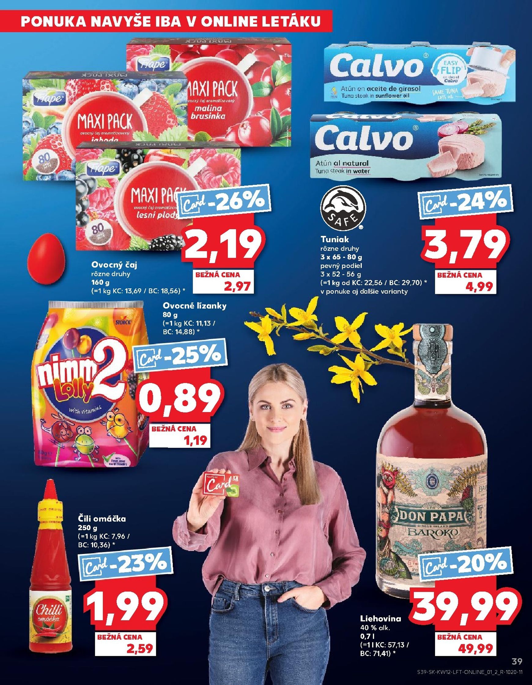 Page 39 of Aktuálny kaufland leták platný od štvrtka 19.03 do 25.03