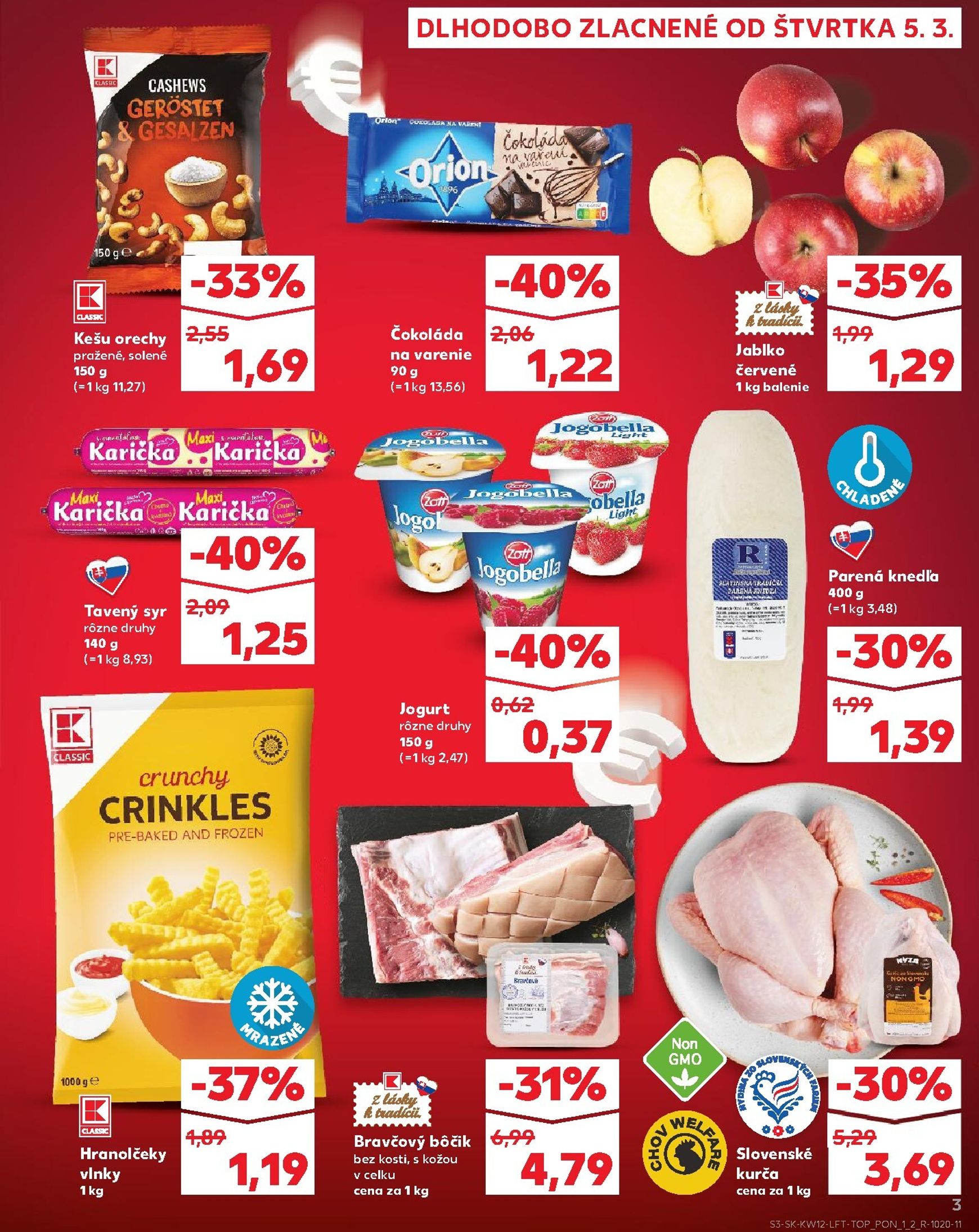 Page 3 of Aktuálny kaufland leták platný od štvrtka 19.03 do 25.03