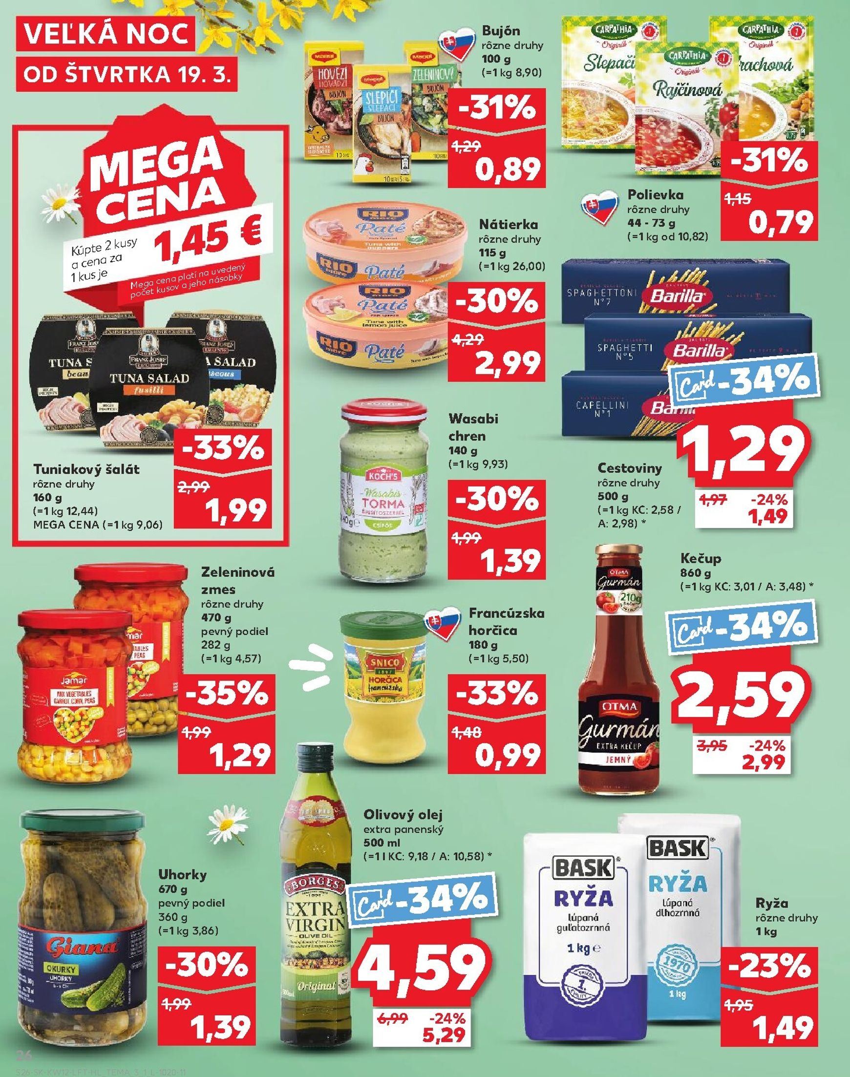 Page 26 of Aktuálny kaufland leták platný od štvrtka 19.03 do 25.03