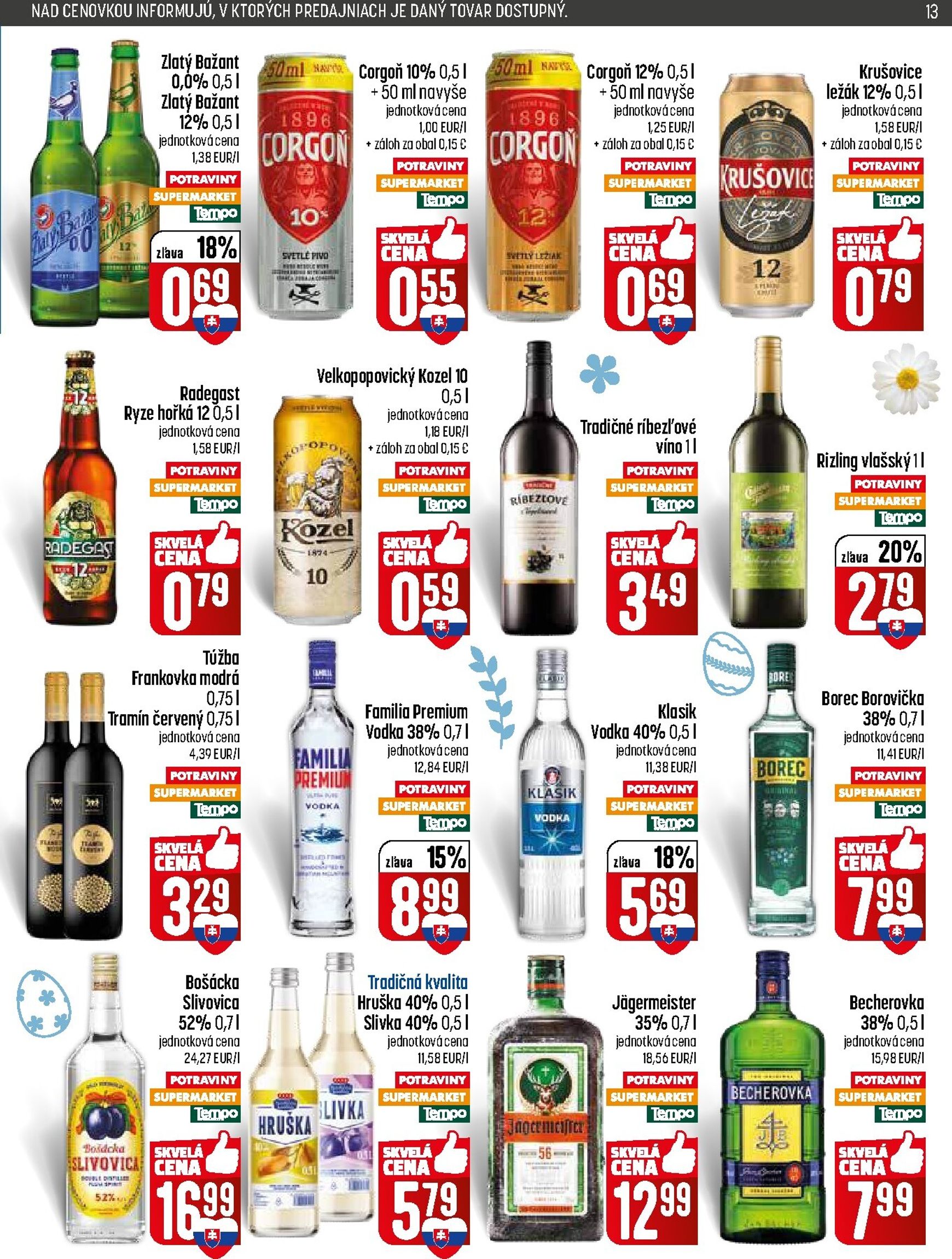 Page 13 of Aktuálny coop-jednota leták platný od štvrtka 19.03 do 25.03