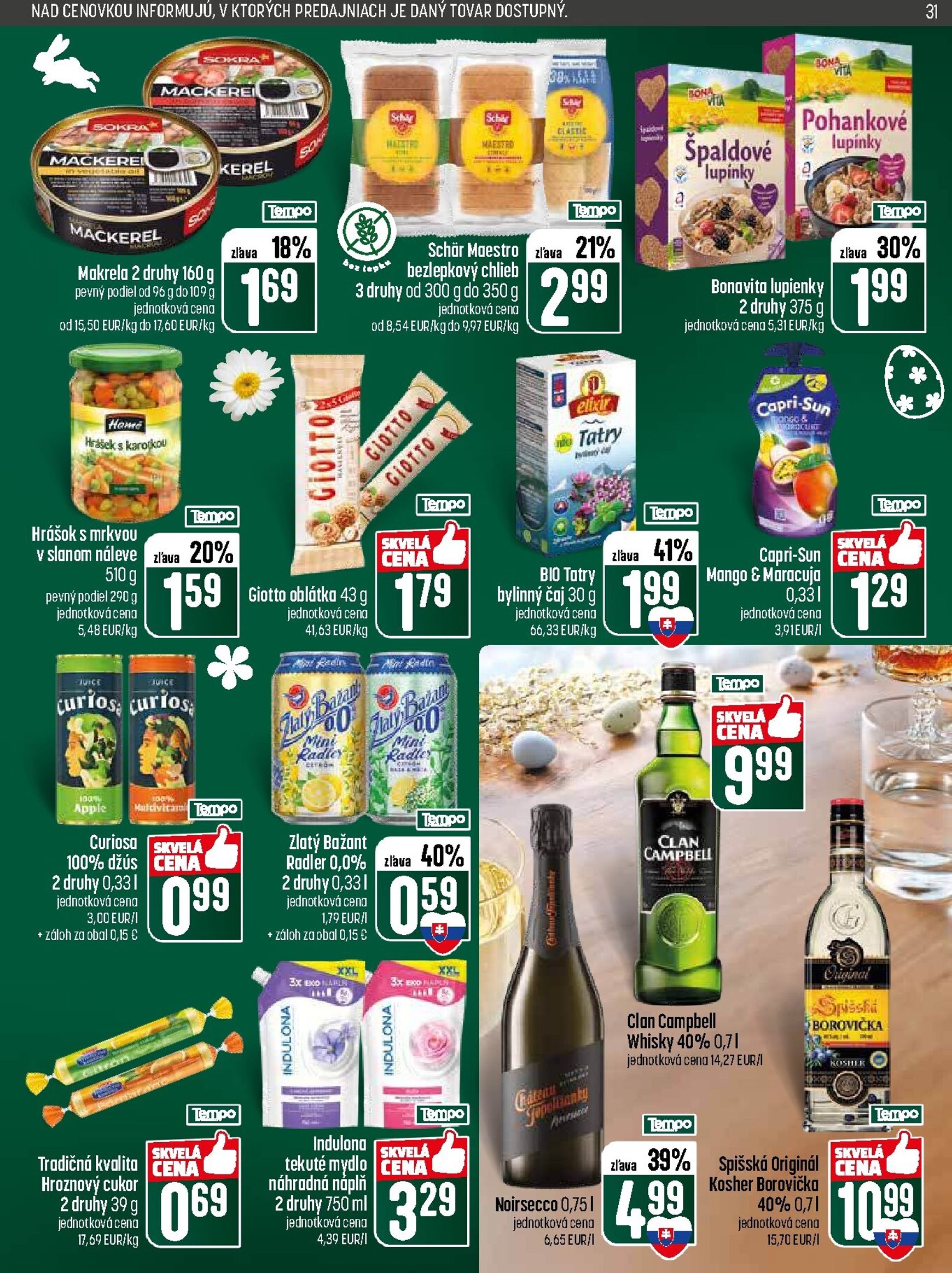 Page 31 of Aktuálny coop-jednota leták platný od štvrtka 19.03 do 25.03