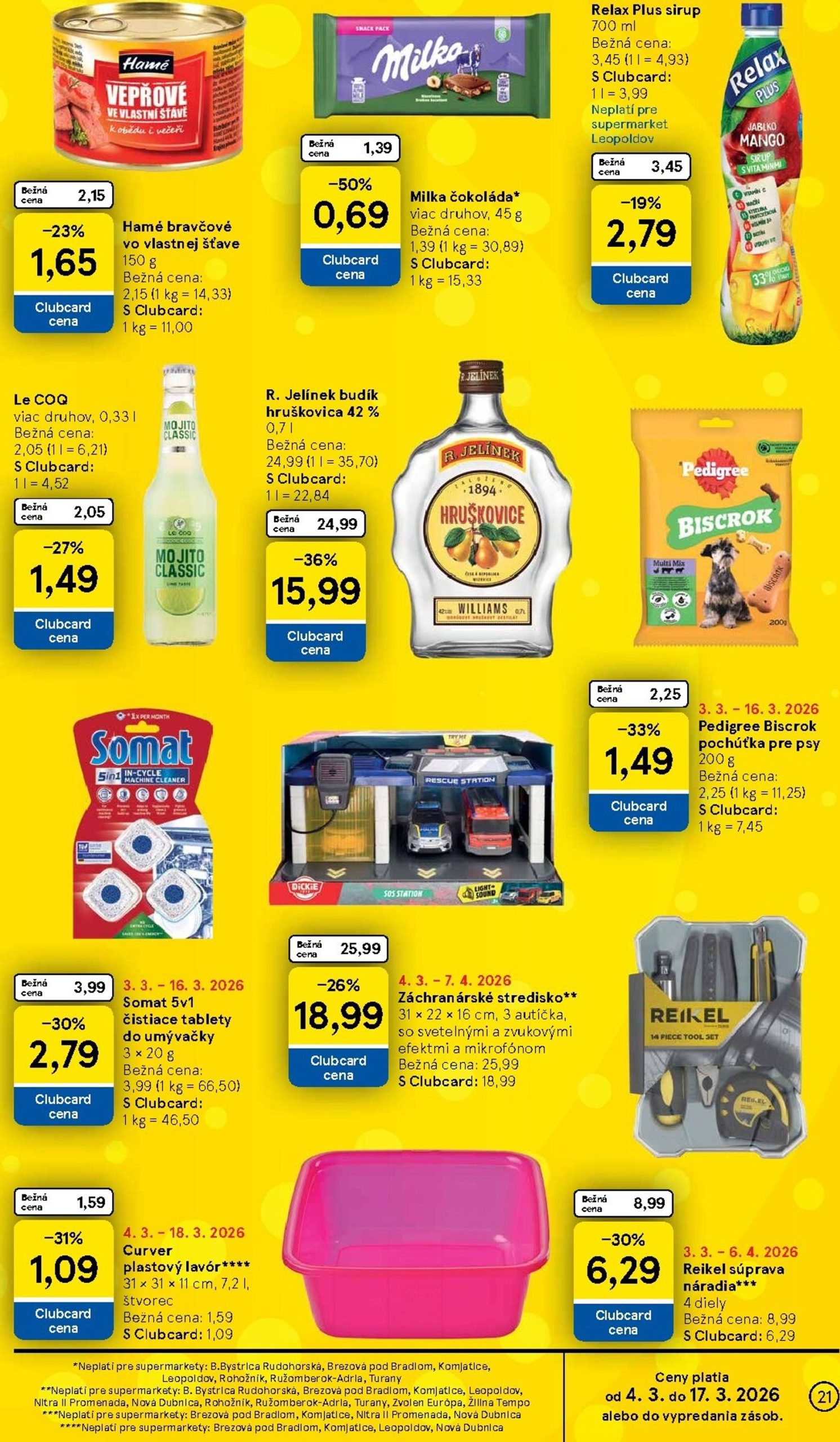 Page 21 of Aktuálny tesco leták platný od stredy 04.03 do 10.03