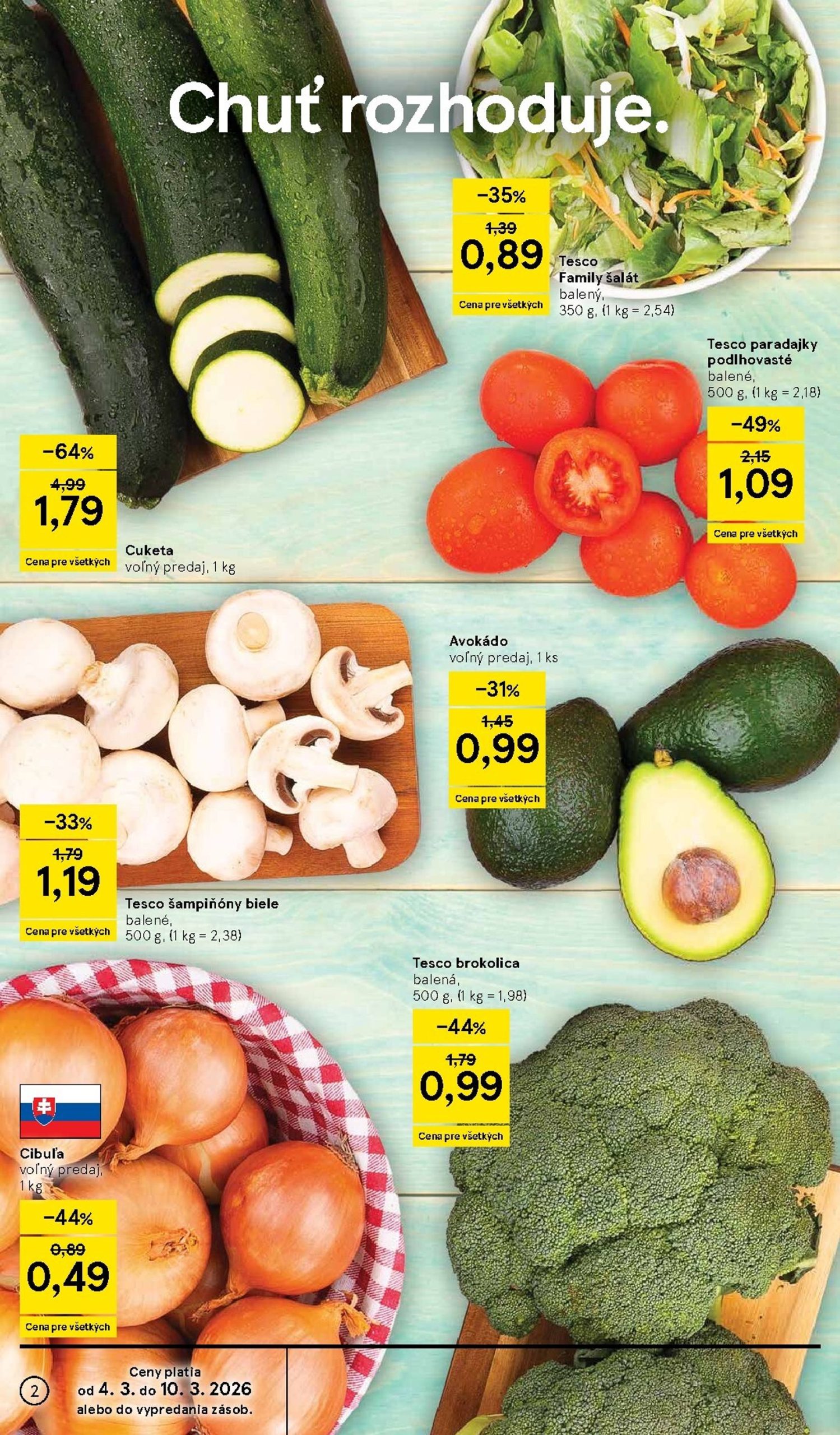Page 2 of Aktuálny tesco leták platný od stredy 04.03 do 10.03