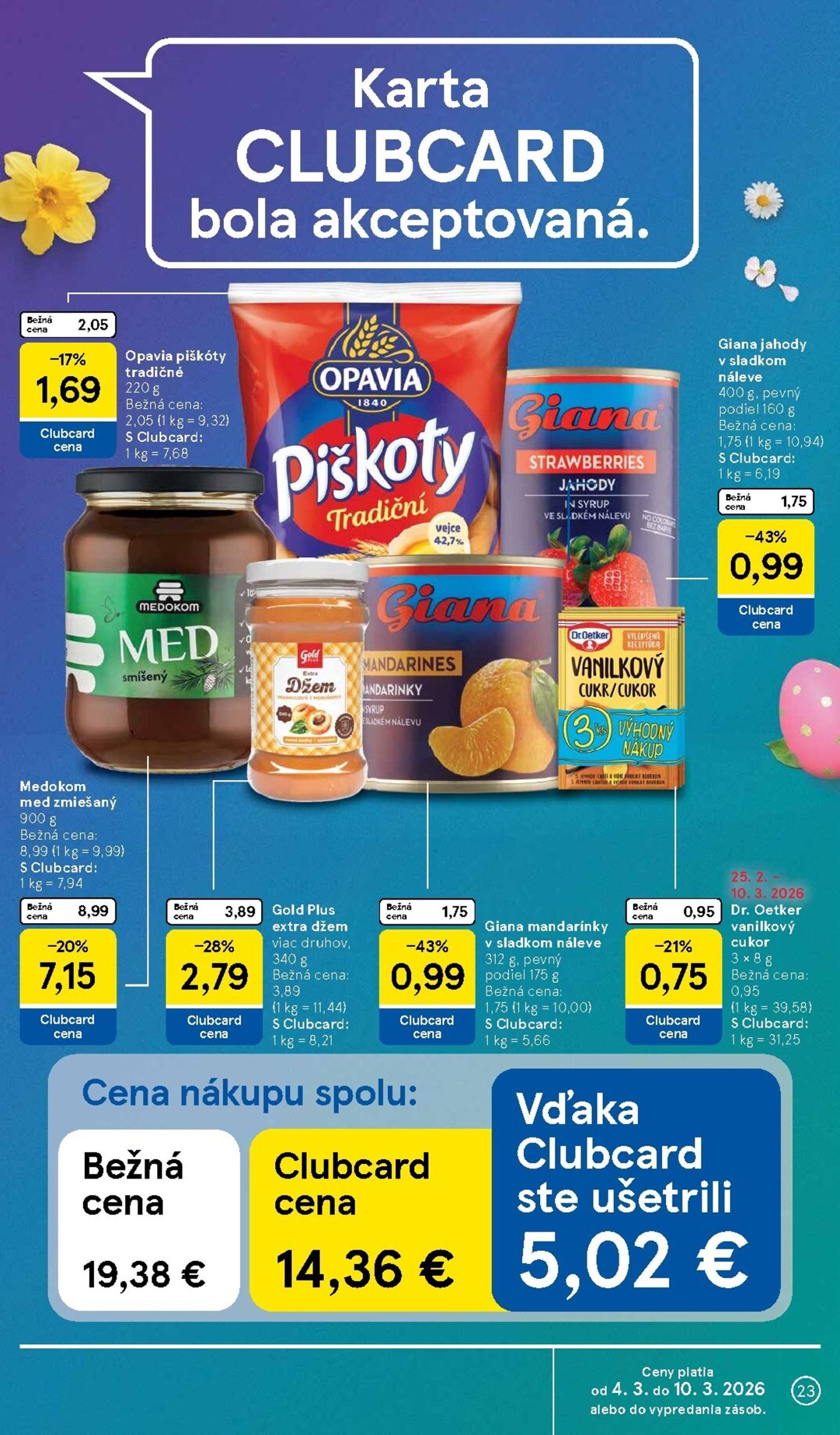 Page 23 of Aktuálny tesco leták platný od stredy 04.03 do 10.03
