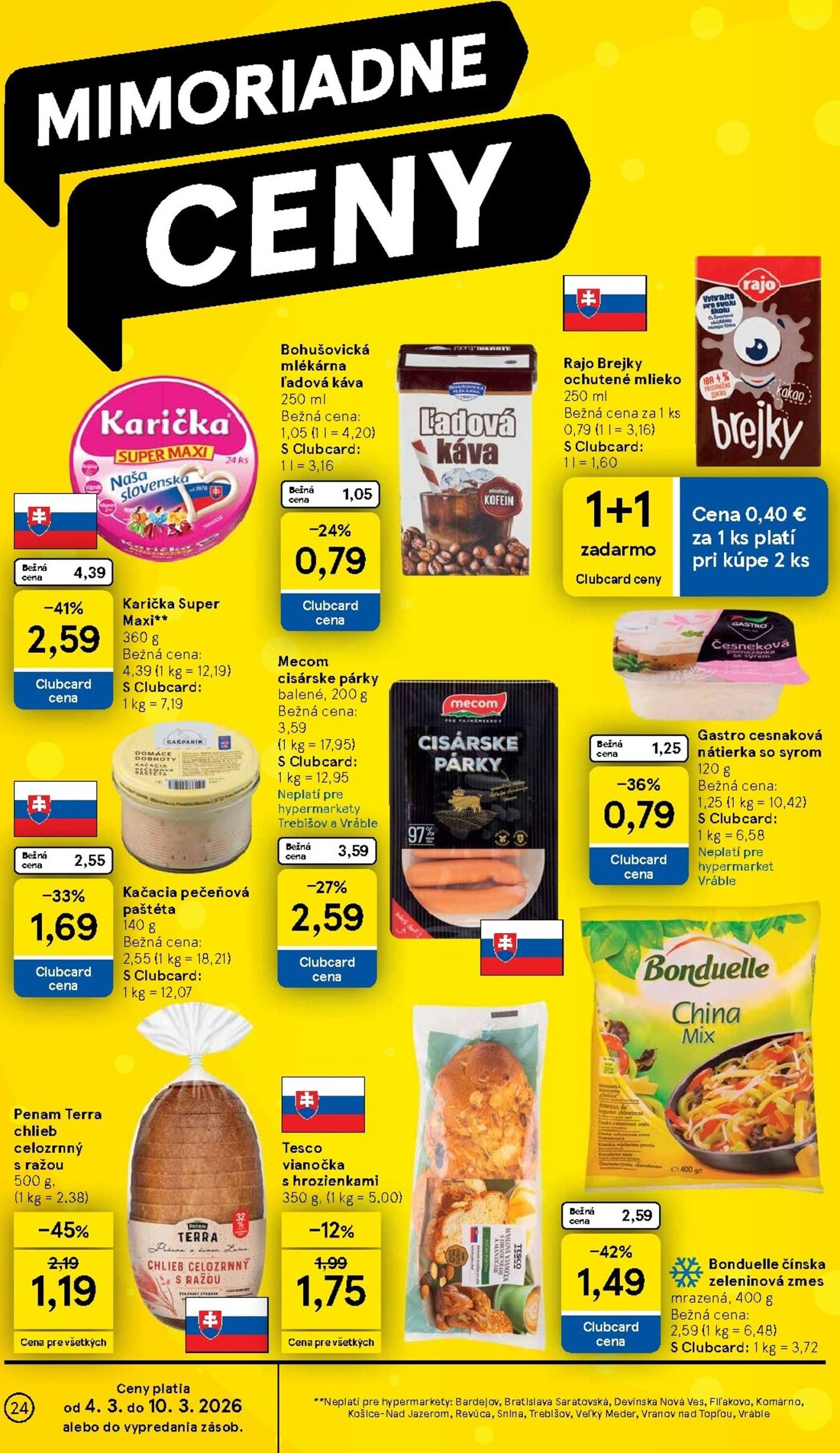 Page 24 of Aktuálny tesco leták platný od stredy 04.03 do 10.03