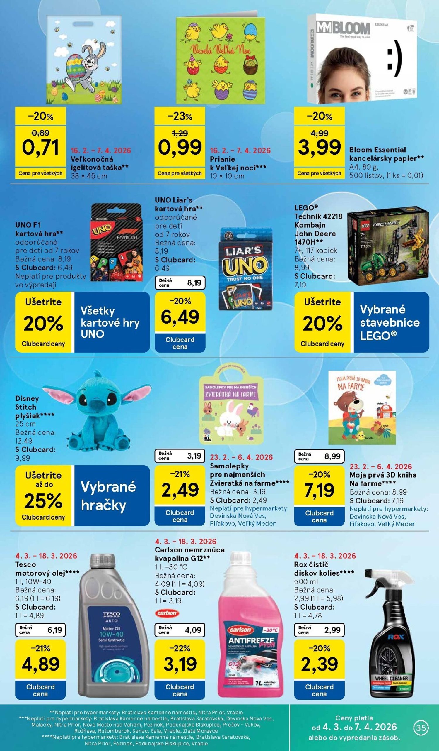 Page 35 of Aktuálny tesco leták platný od stredy 04.03 do 10.03