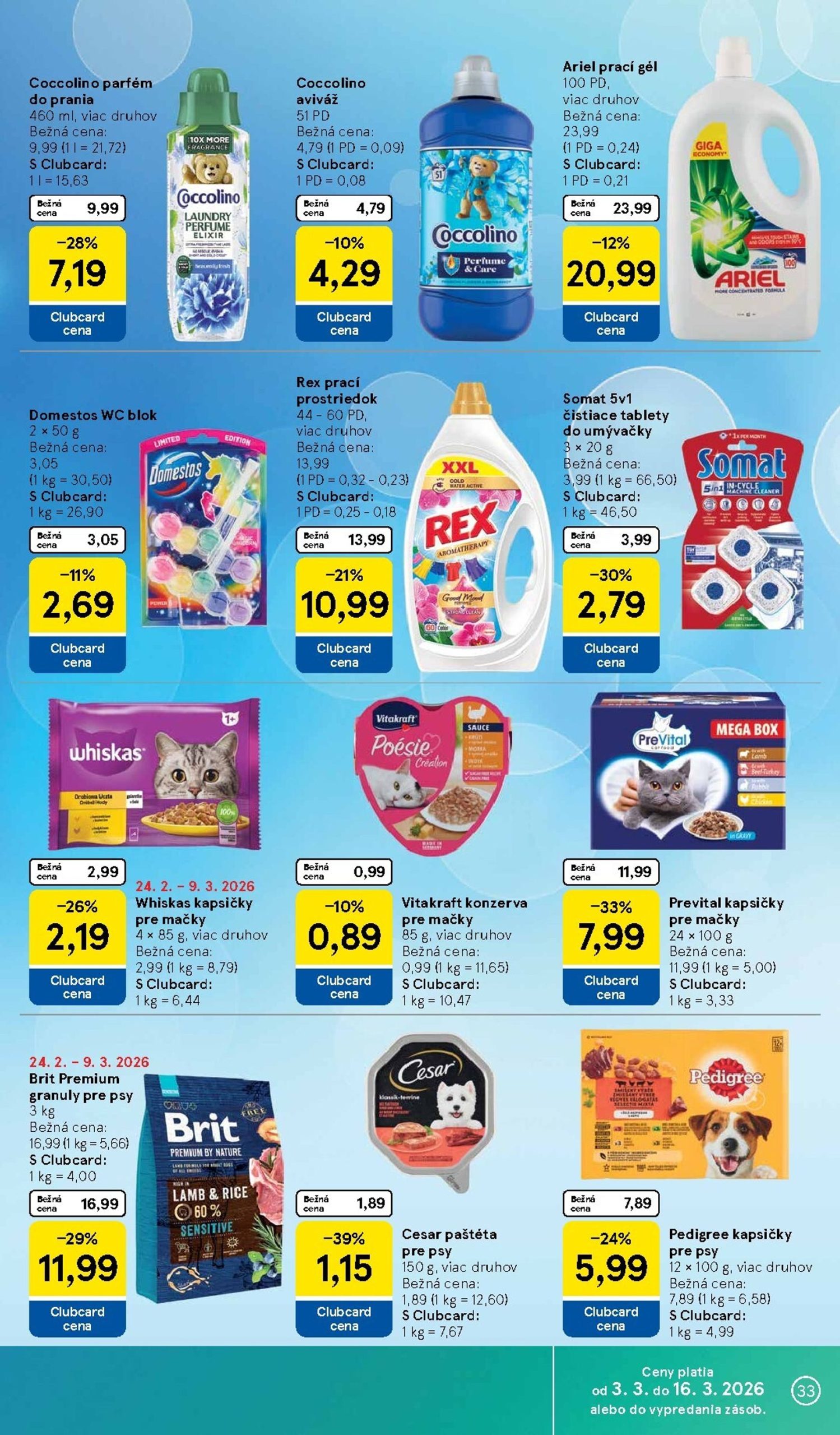 Page 33 of Aktuálny tesco leták platný od stredy 04.03 do 10.03