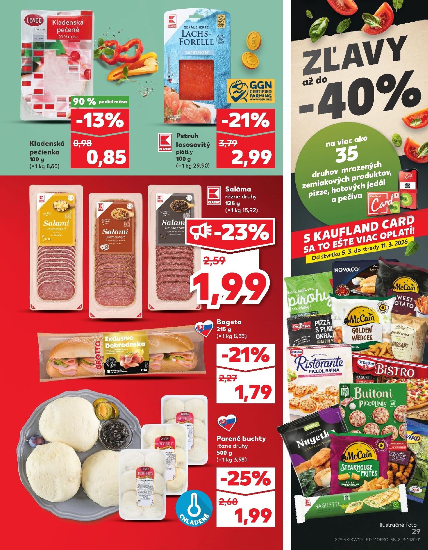 Page 29 of Aktuálny kaufland leták platný od štvrtka 05.03 do 11.03