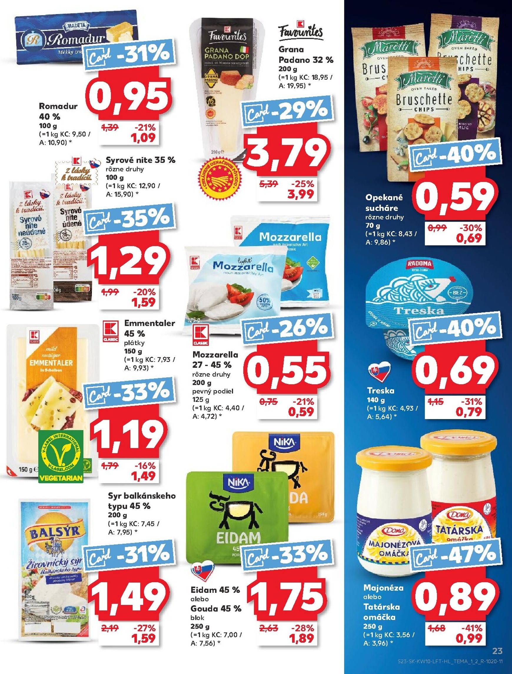 Page 23 of Aktuálny kaufland leták platný od štvrtka 05.03 do 11.03
