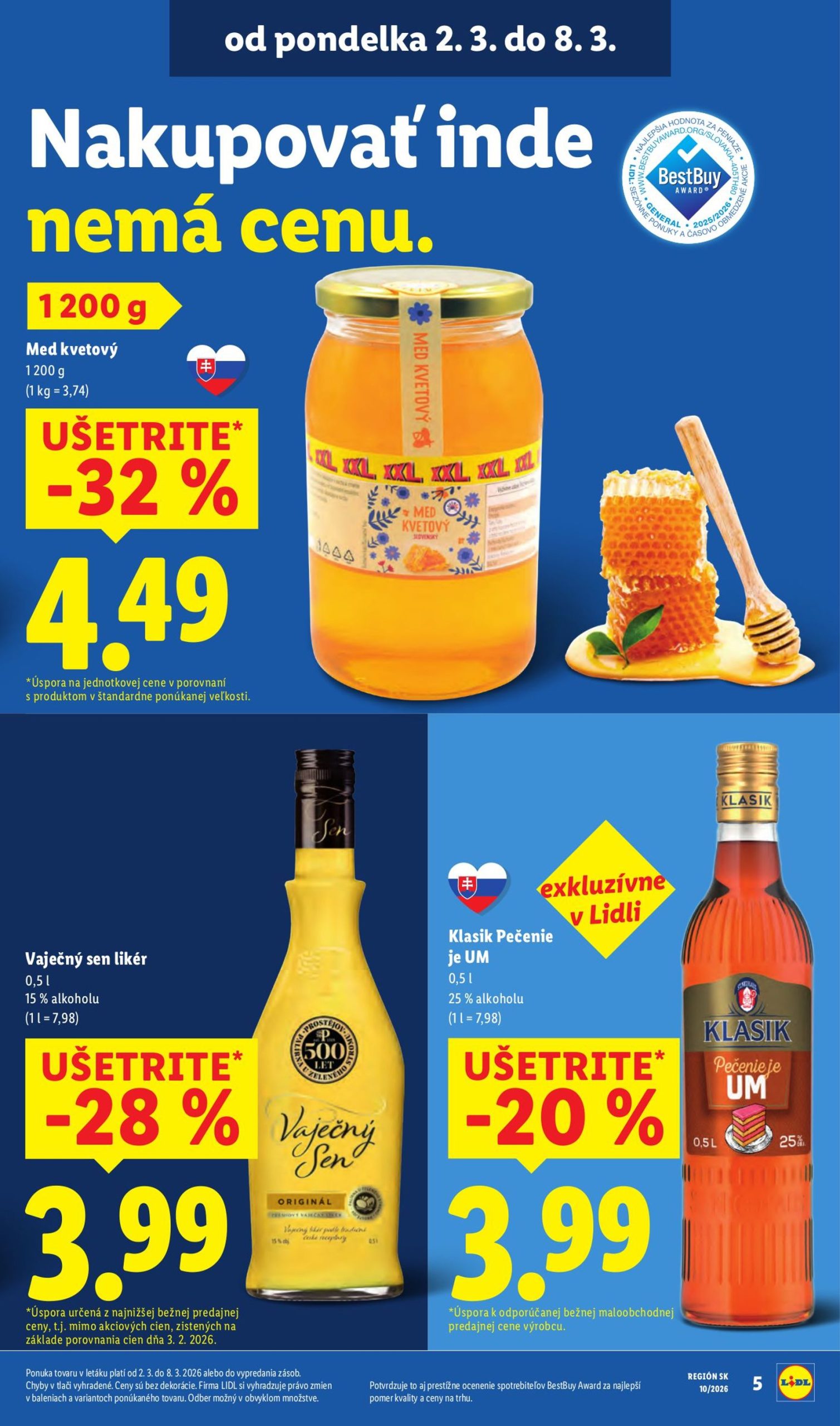 Page 4 of Aktuálny lidl leták platný od štvrtka 05.03 do 08.03