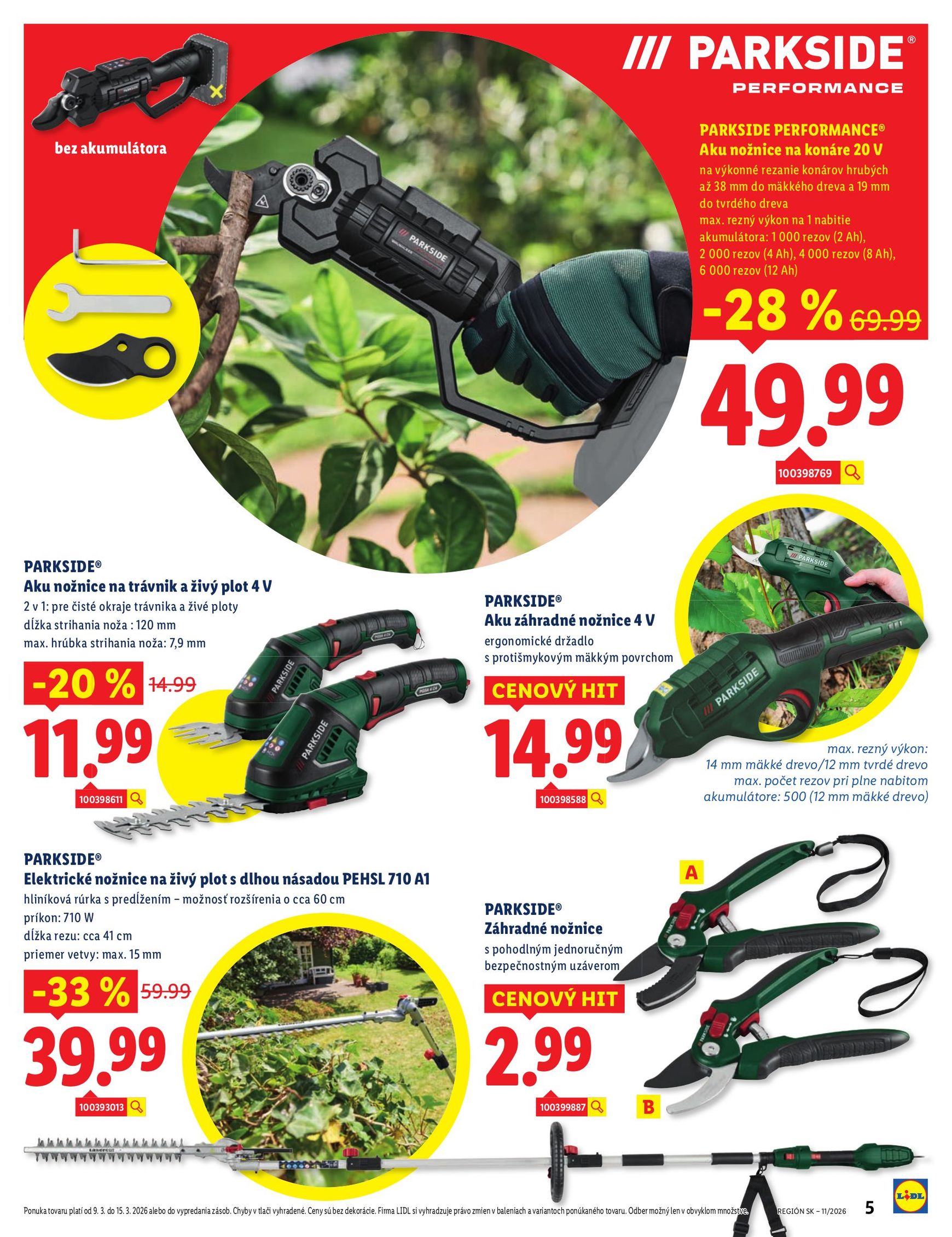 Page 5 of Aktuálny lidl leták platný od pondelka 09.03 do 15.03