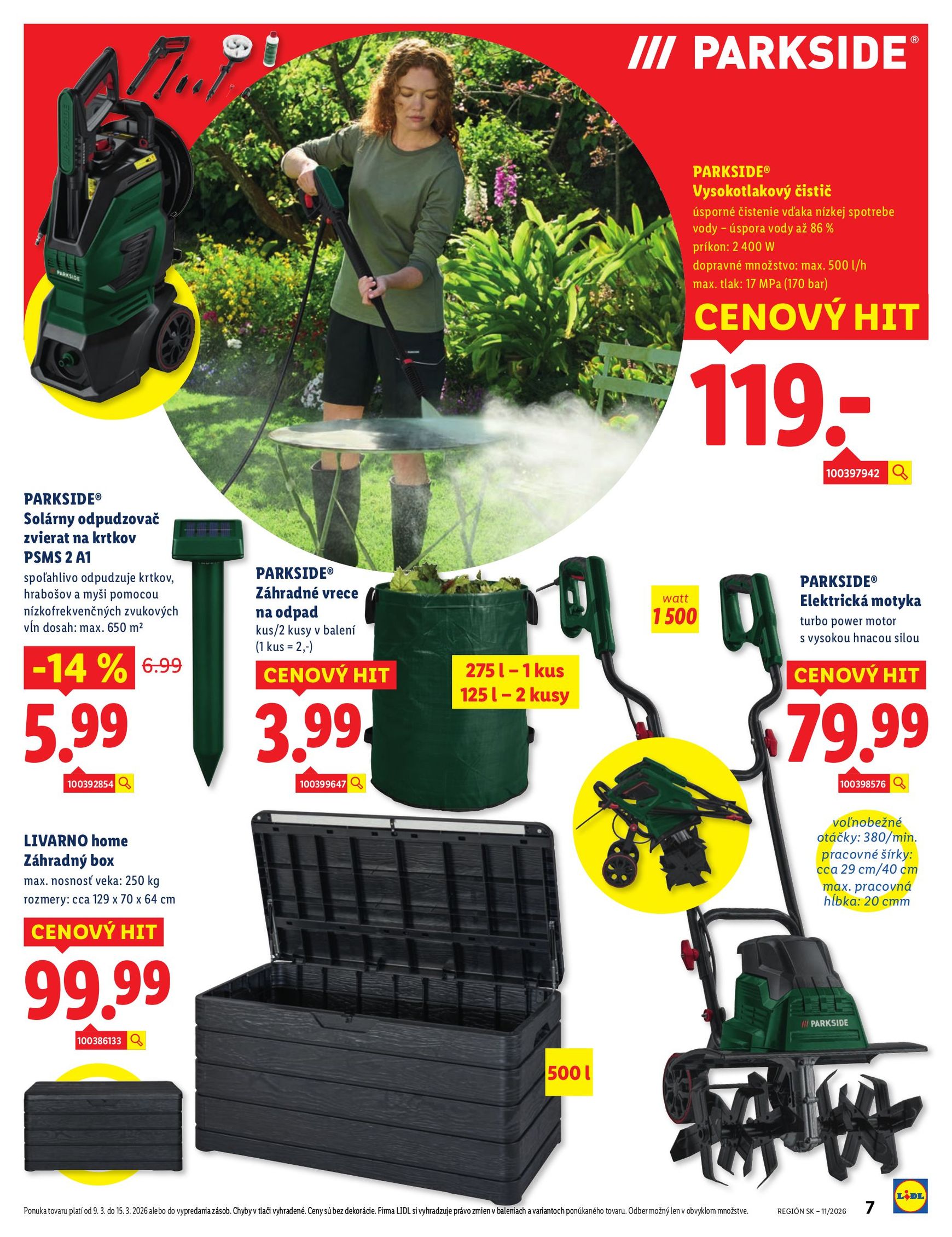 Page 7 of Aktuálny lidl leták platný od pondelka 09.03 do 15.03