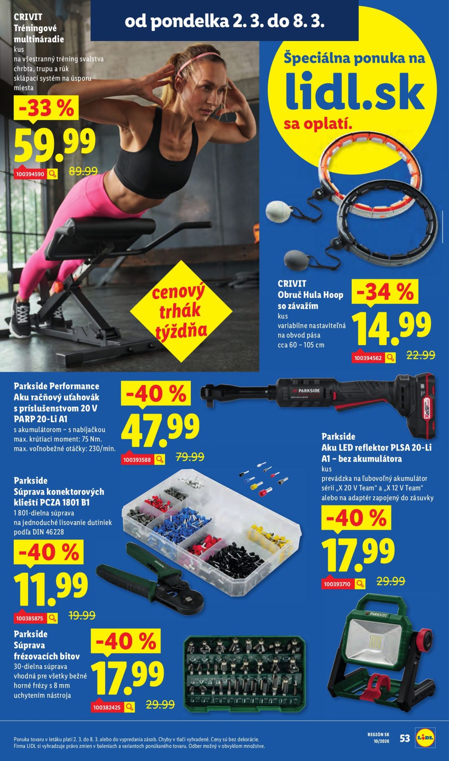 Page 104 of Aktuálny lidl leták platný od štvrtka 05.03 do 08.03
