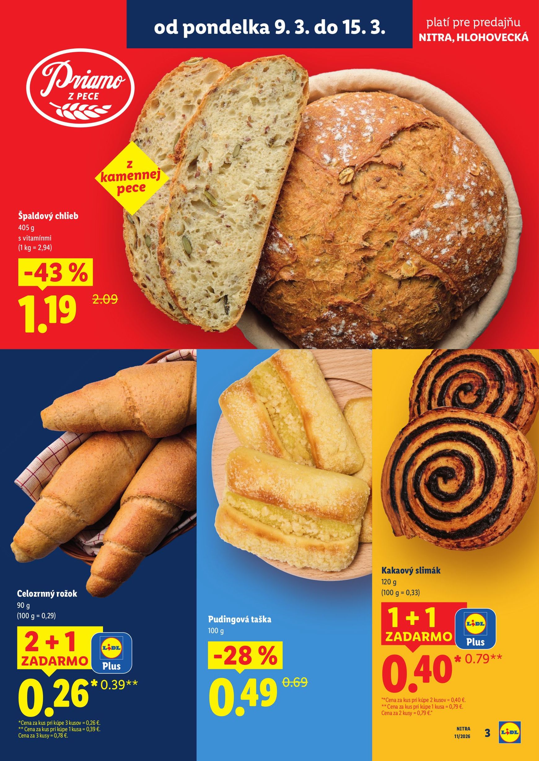 Page 3 of Aktuálny lidl leták platný od pondelka 09.03 do 15.03