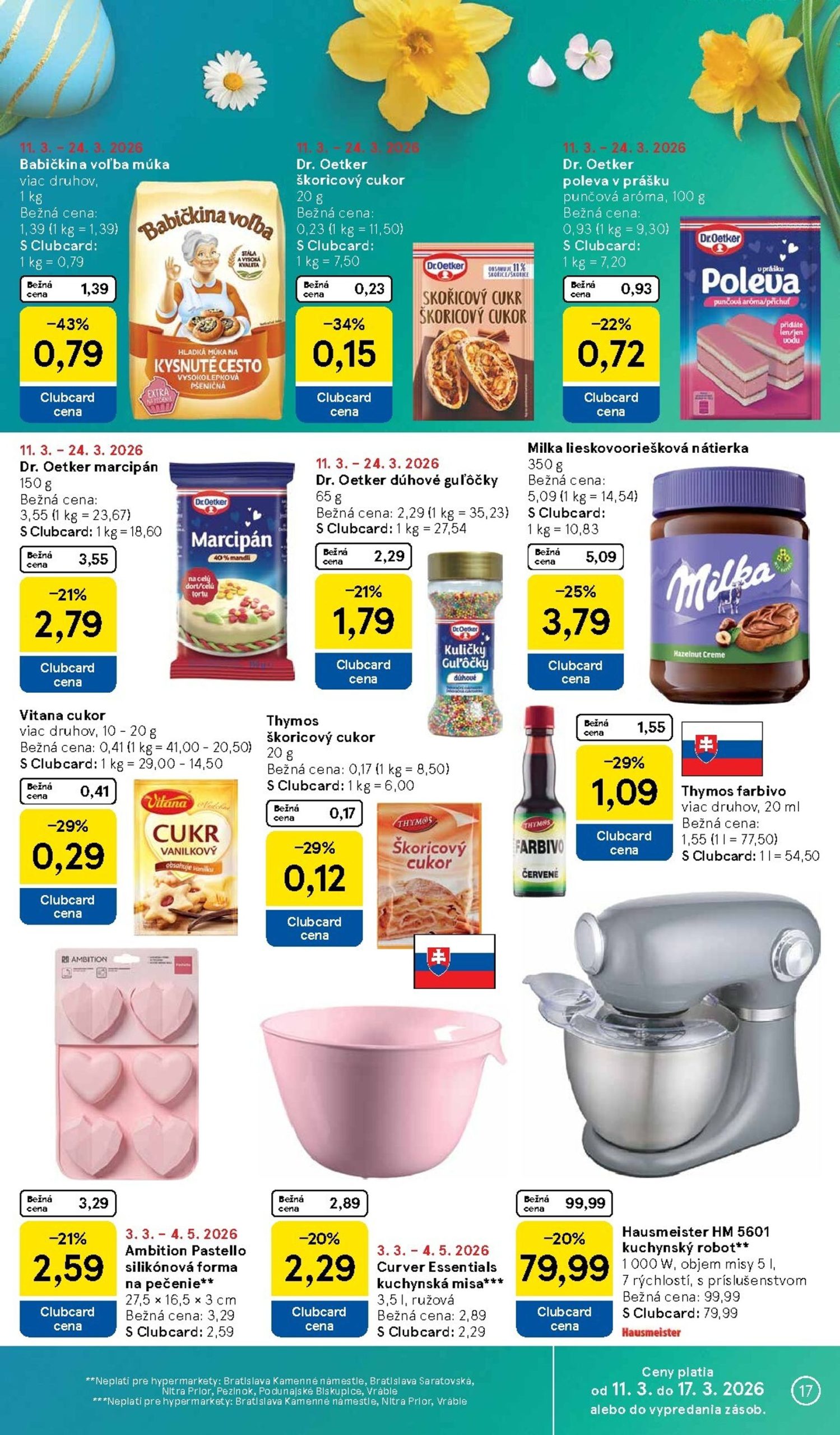 Page 17 of Aktuálny tesco leták platný od stredy 11.03 do 17.03