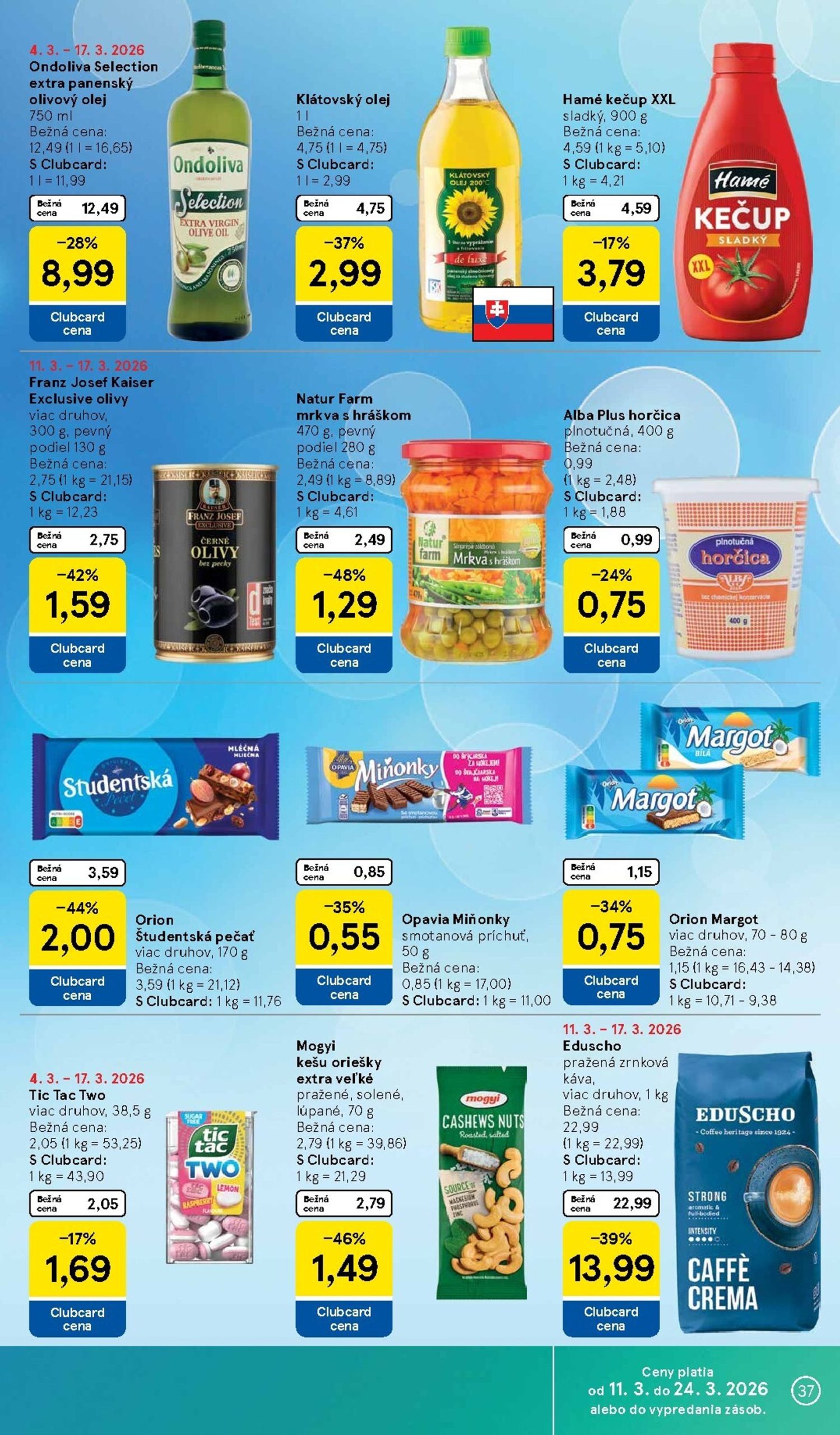 Page 37 of Aktuálny tesco leták platný od stredy 11.03 do 17.03