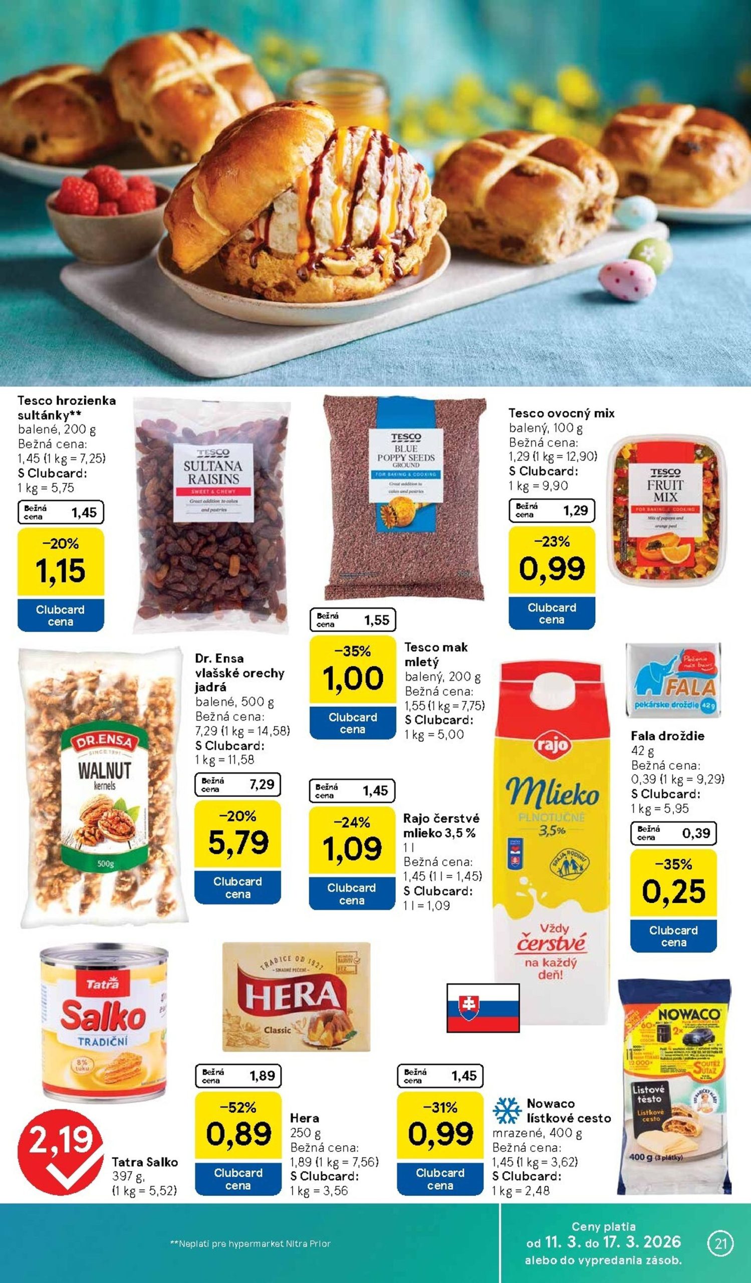 Page 21 of Aktuálny tesco leták platný od stredy 11.03 do 17.03