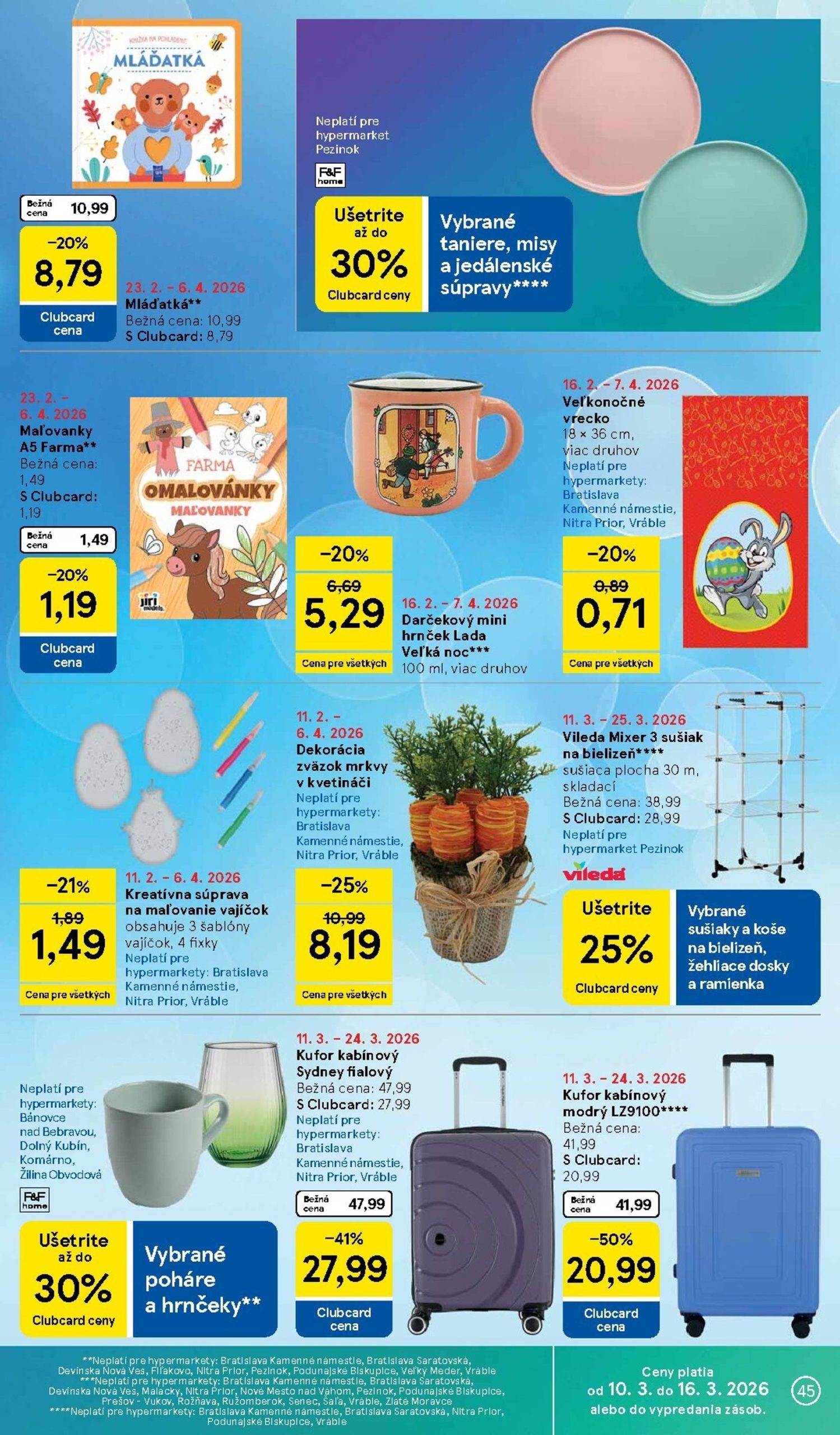 Page 45 of Aktuálny tesco leták platný od stredy 11.03 do 17.03
