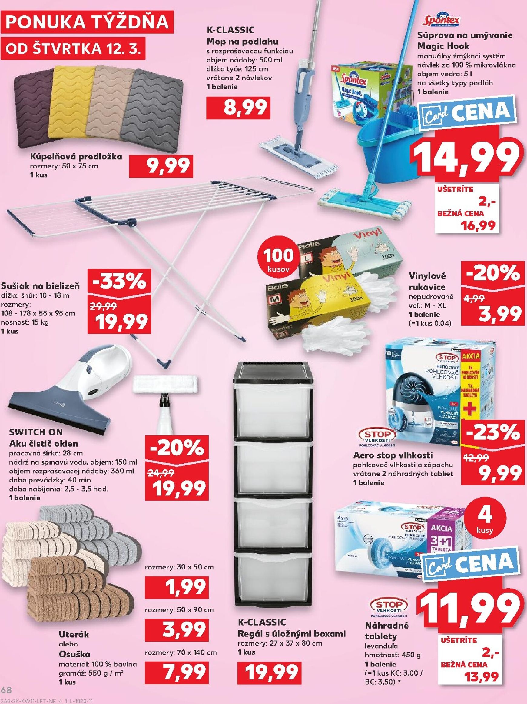Page 68 of Aktuálny kaufland leták platný od štvrtka 12.03 do 18.03