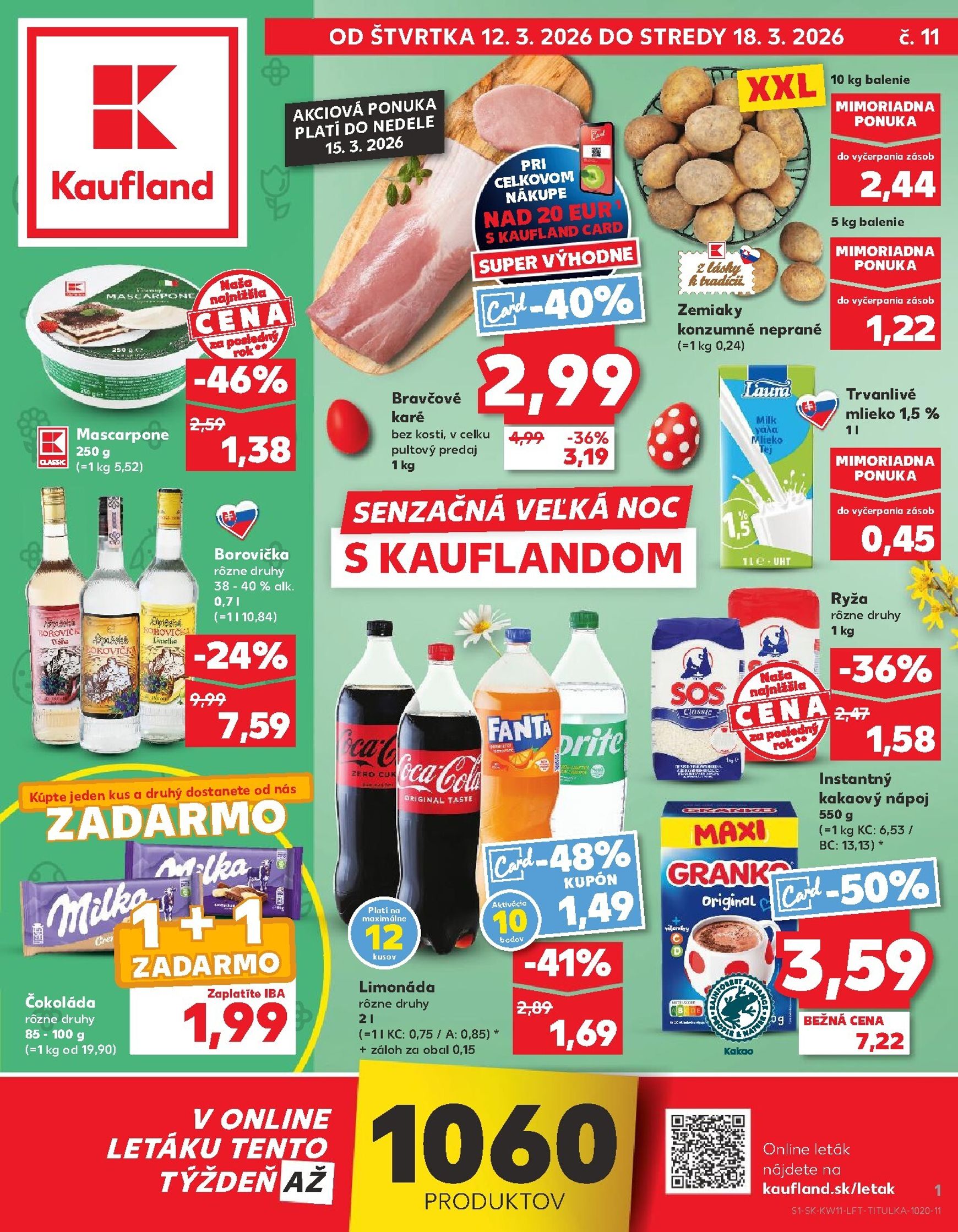 Page 1 of Aktuálny kaufland leták platný od štvrtka 12.03 do 18.03