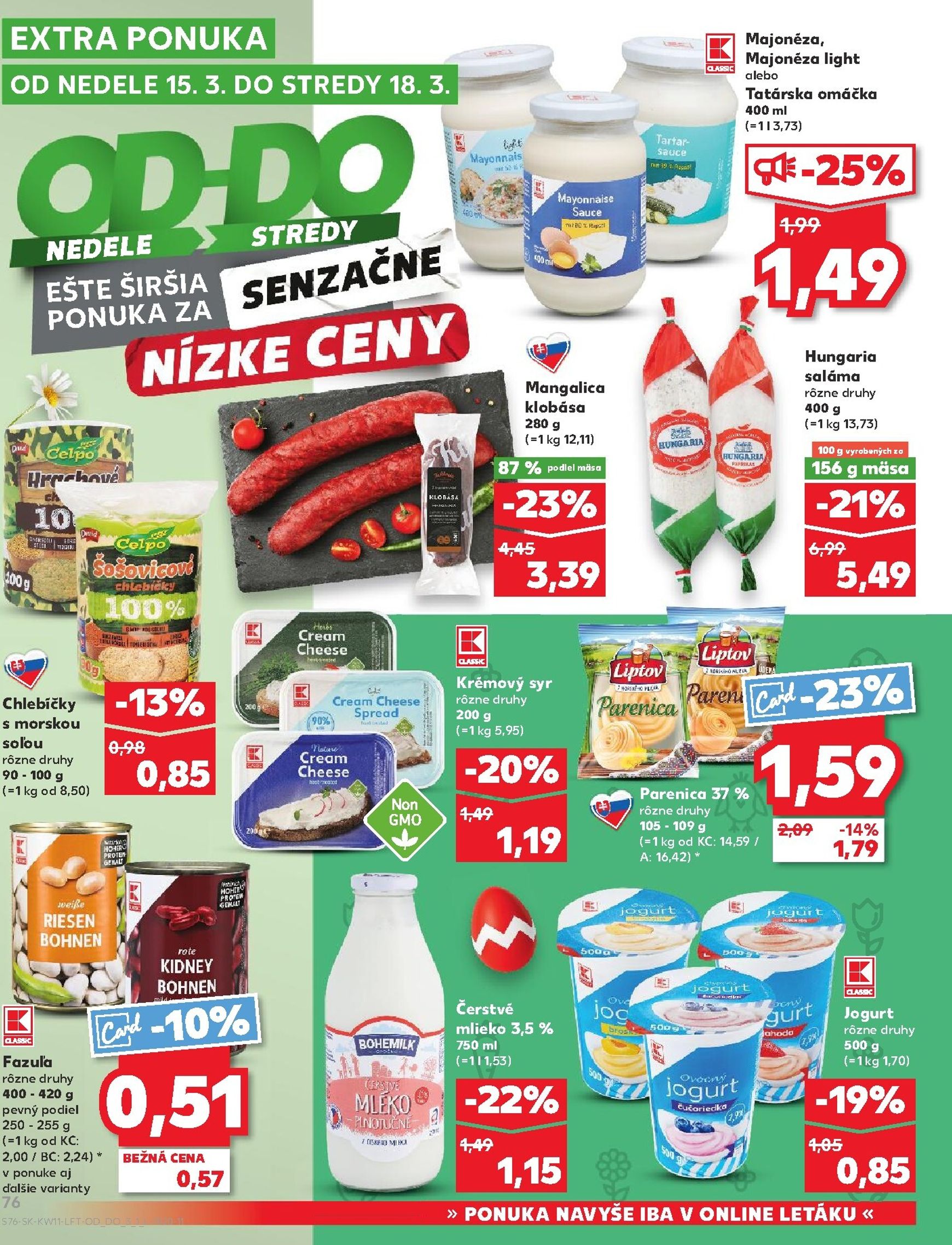 Page 76 of Aktuálny kaufland leták platný od štvrtka 12.03 do 18.03