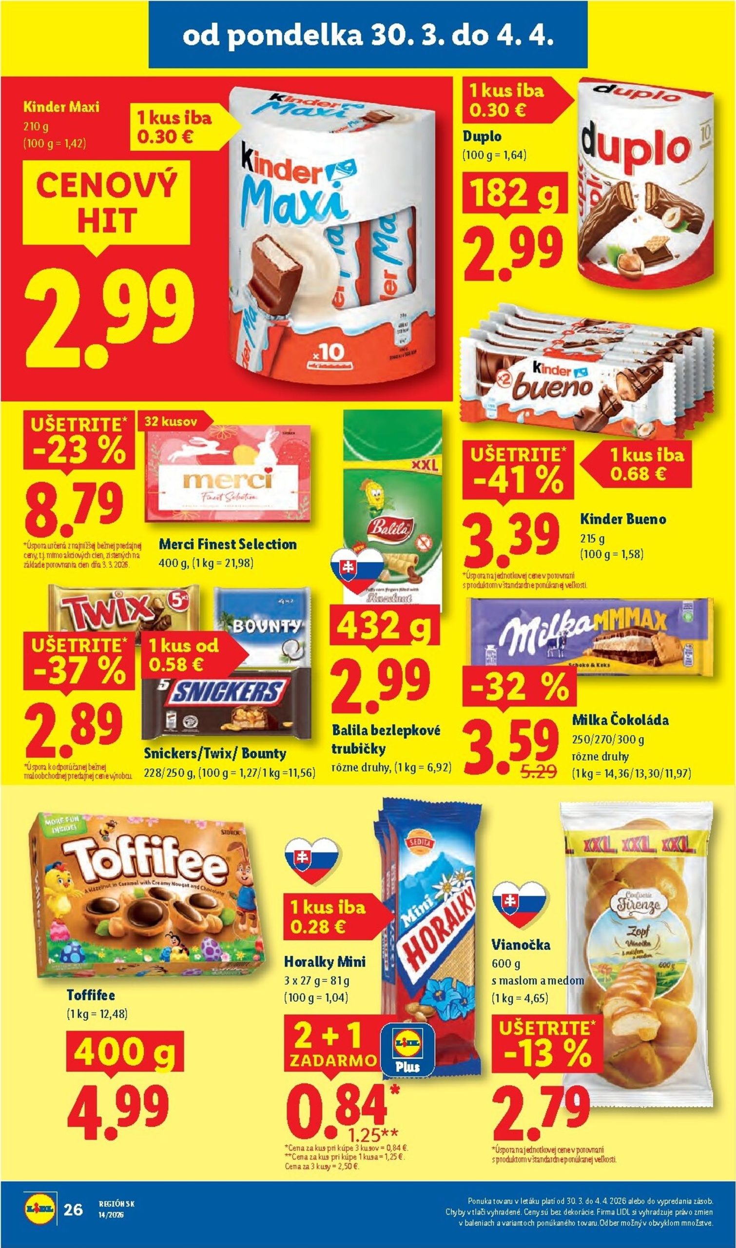 Page 30 of Aktuálny lidl leták platný od pondelka 30.03 do 04.04