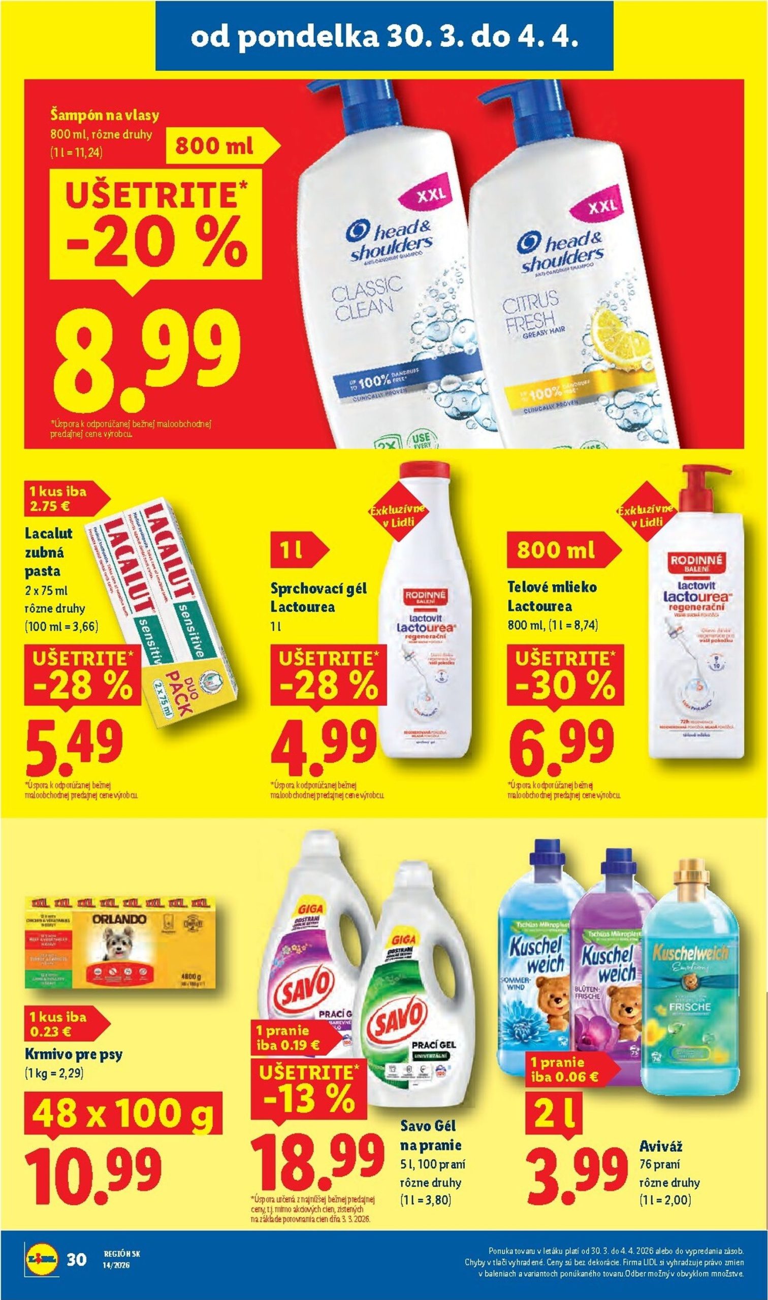 Page 38 of Aktuálny lidl leták platný od pondelka 30.03 do 04.04