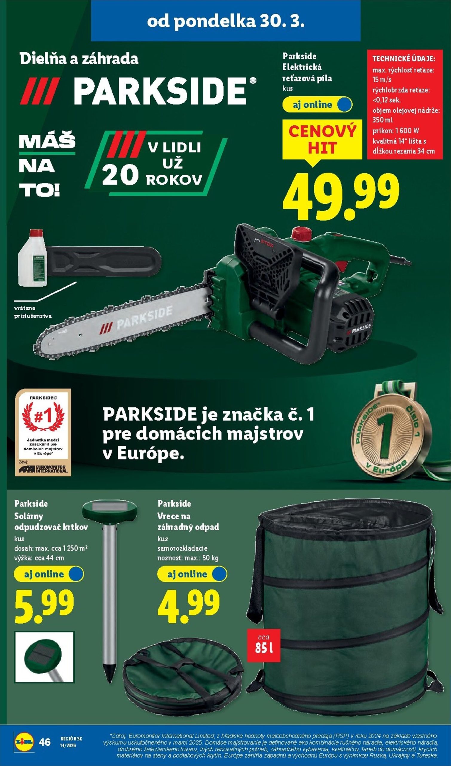 Page 66 of Aktuálny lidl leták platný od pondelka 30.03 do 04.04